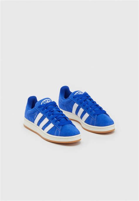 adidas campus blauw witte veters|Meer.